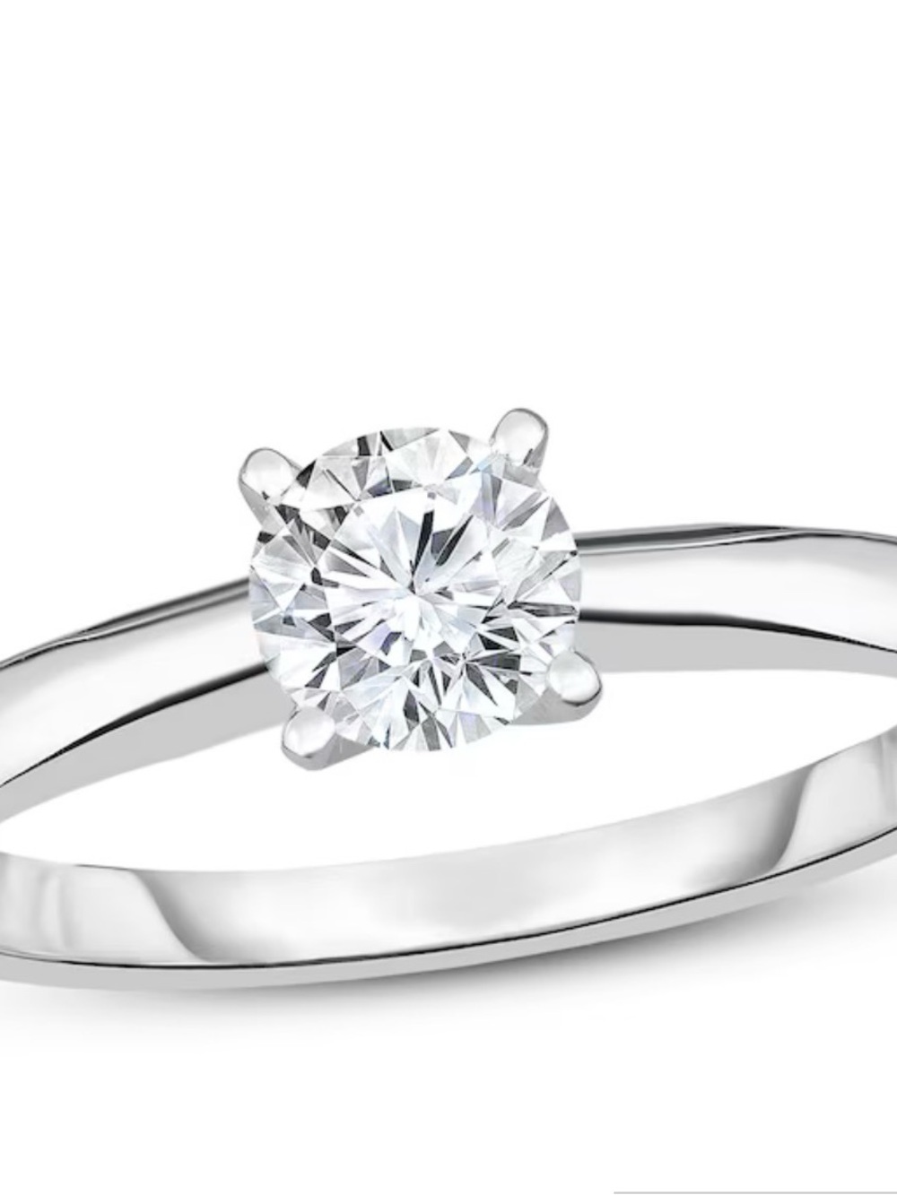 14K WHITE GOLD RING CONTAINING NATURAL DIAMOND WEIGHING IN TOTAL APPROX. 1.8 DWT